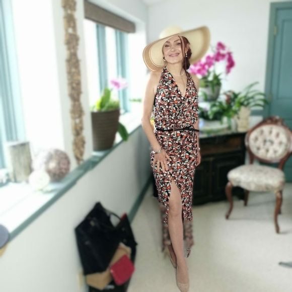 New FREE PEOPLE maxi RAYON dress 196J - Picture 5 of 12